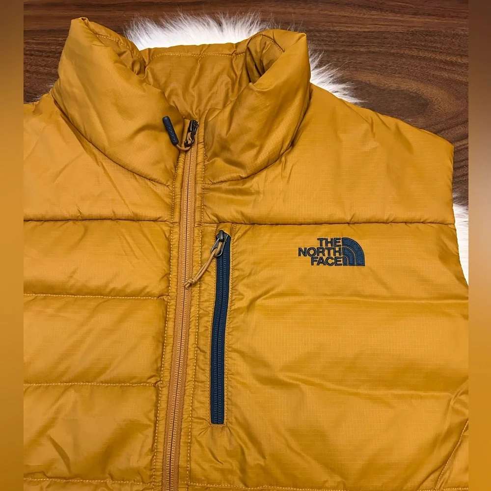 The North Face Men's Mustard Yellow Puffer Vest